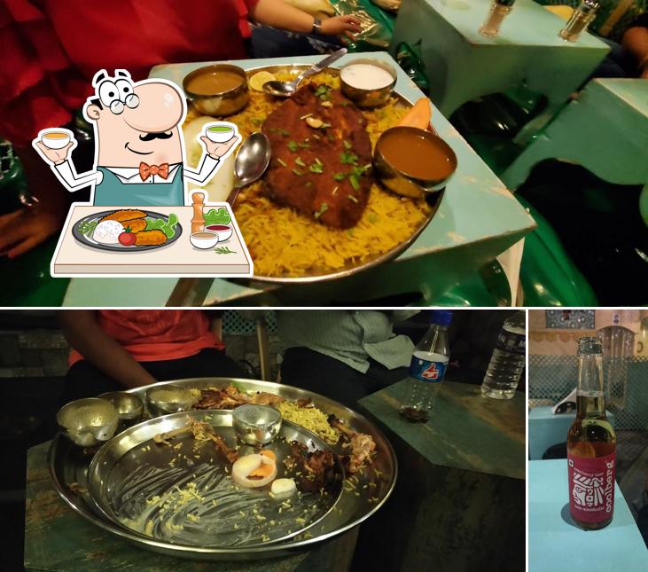 Check out the photo displaying food and beer at Barkas Arabian kitchens