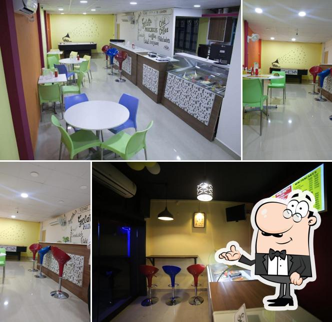 The interior of OBVSLY Gelato X Namma Boba