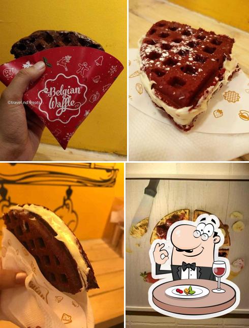 Food at The Belgian Waffle Co