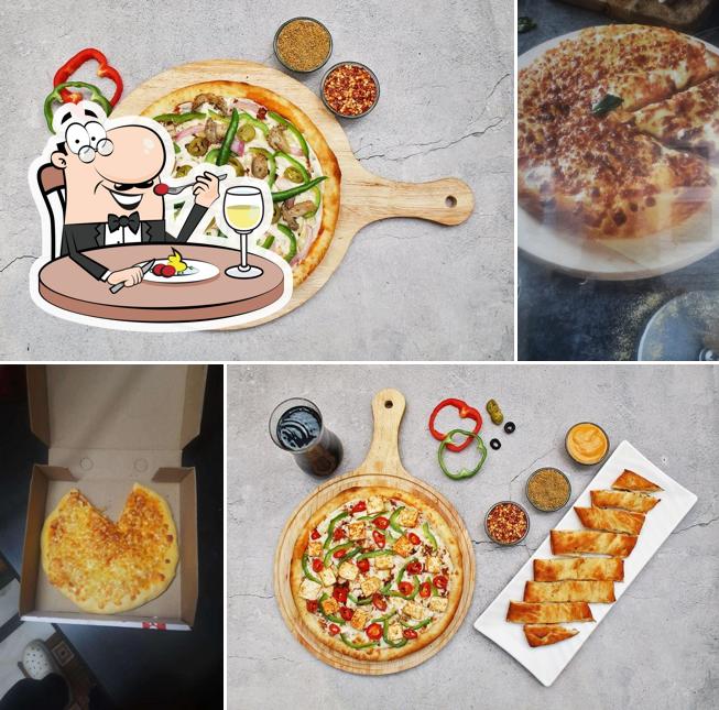 Food at Firehouse Pizza