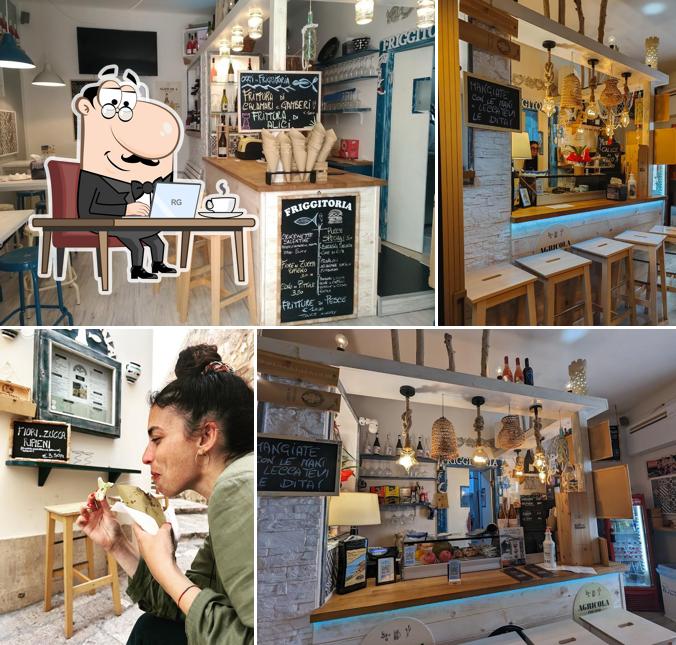 Siediti a un tavolo di Friggitoria & Pizzeria - La matta