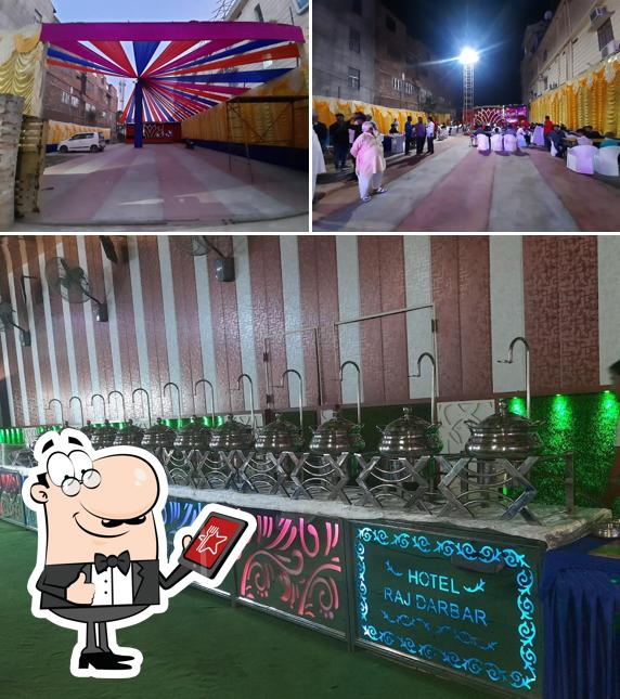 You can get some fresh air at the outside area of Hotel Raj Darbar,Banquet and Restaurant