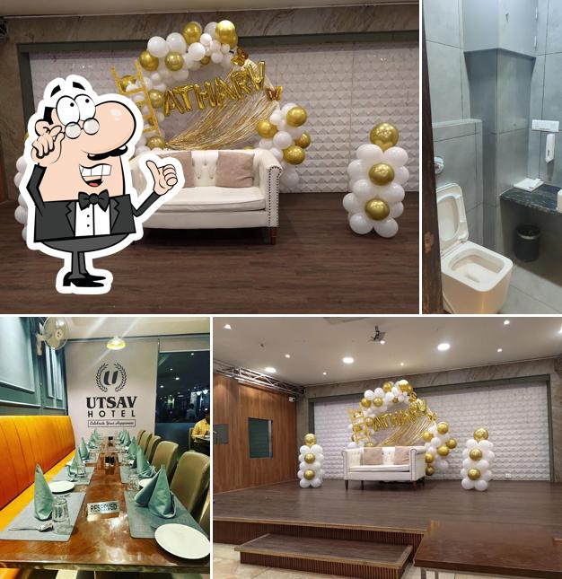 The interior of Hotel Utsav Banswara