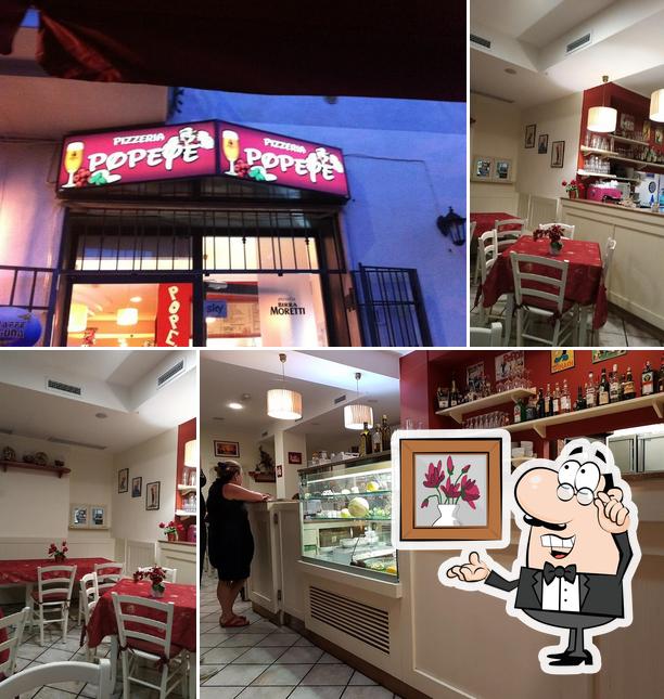 Gli interni di Pizzeria Popeye