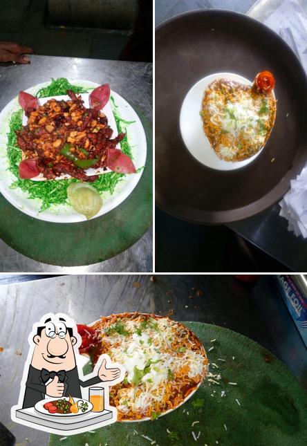 Food at Santhosh Dhaba Restaurant & Elite Bar