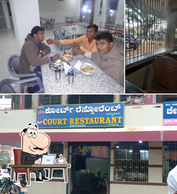 The interior of NEW COURT RESTAURANT