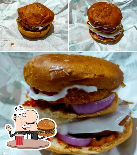 Try out a burger at GRILL INN AMBIKAPUR
