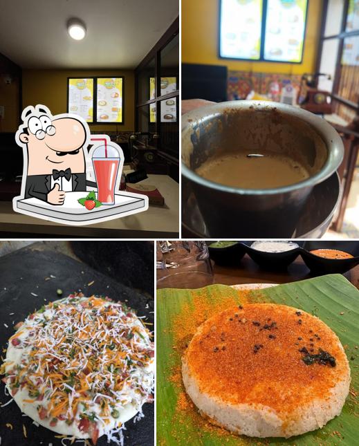 Enjoy a beverage at IDLI JUNCTION
