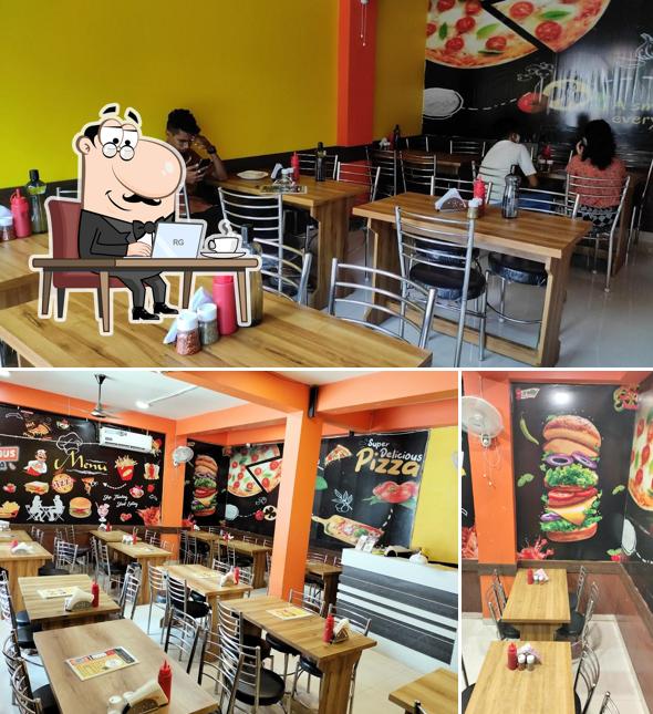 The interior of Jaini Food Nimbahera