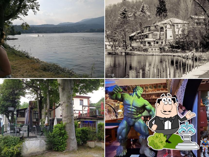 Goditi la vista dall'area esterna di Ristorante Lago Grande - Pub Bel Sugne’