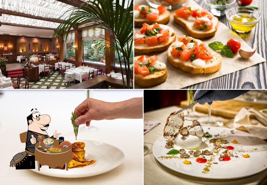 Cibo al Ristorante Storico Sabatini