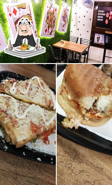 This is the image displaying food and interior at The Kinng's Cafe