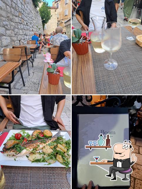 Gli interni di Restaurant Boom Split