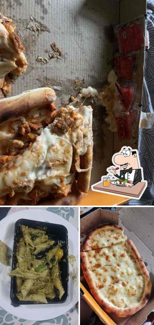 Food at Crusto's - Cheese Burst Pizza By Olio
