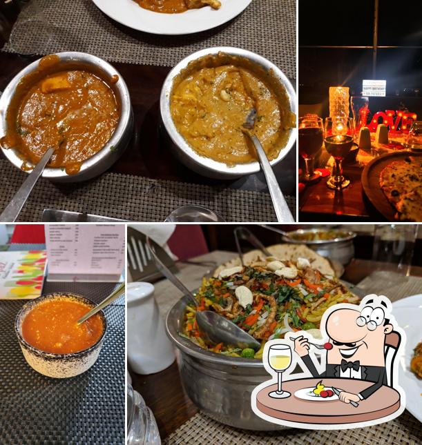 Food at Topaz & Sangria - (Pure Veg) FineDine, SkyLounge & Skydeck (Candle Light)