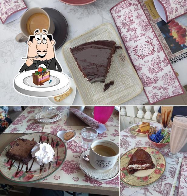 Bolo de chocolate em sucré la vie