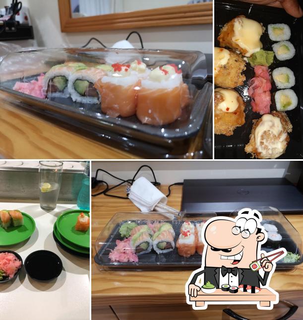Kostet verschiedene Sushi-Optionen