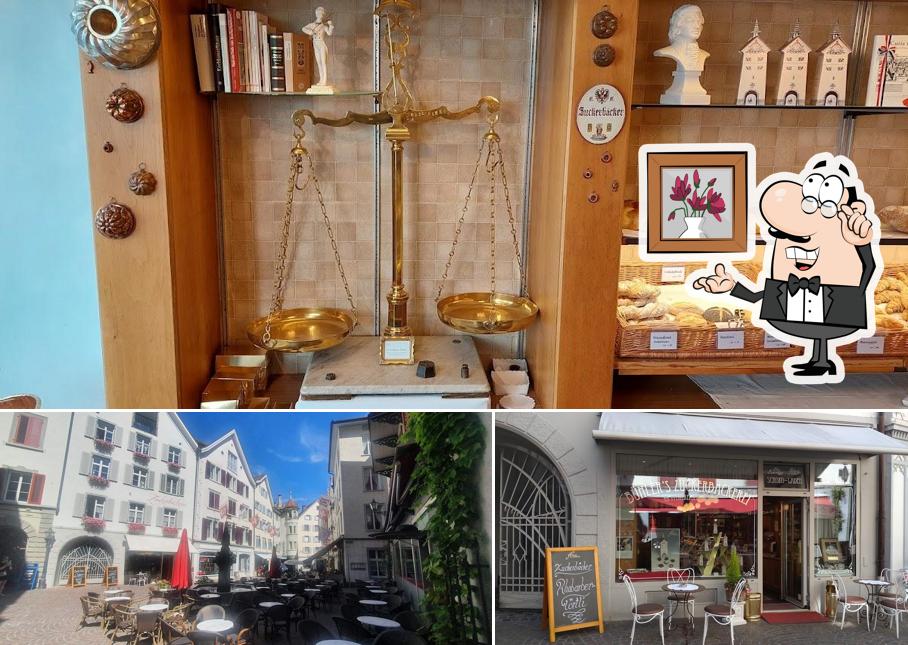 La interni e cibo del ristorante