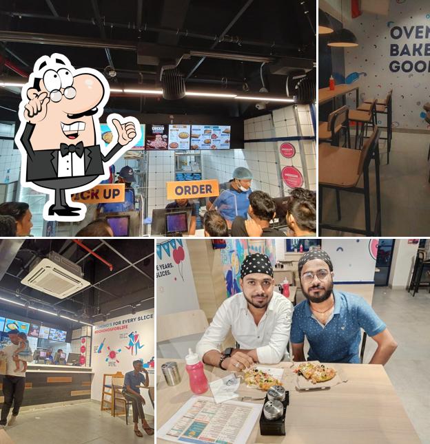 The interior of Domino's Pizza Bhabdepur, Sitamarhi