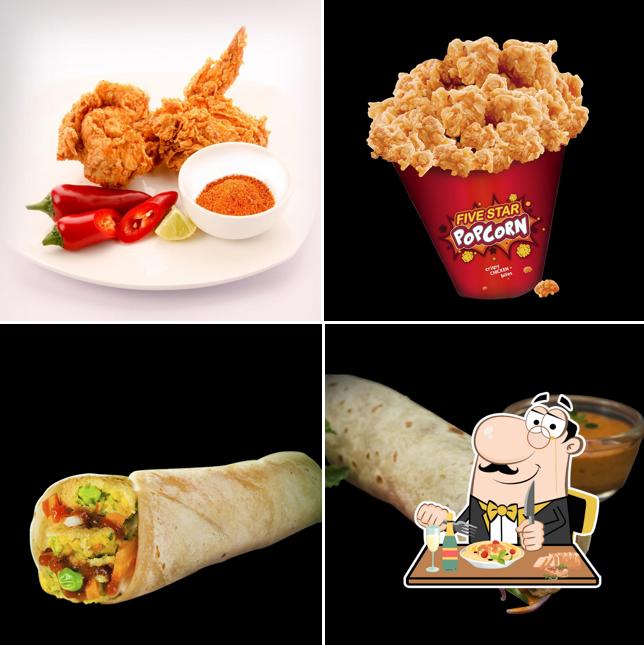 Food at Five Star Chicken