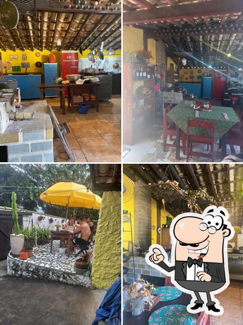 O interior do Garagem Restobar