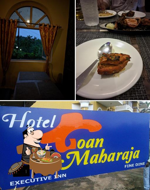 Food at Goan Maharaja Restaurant