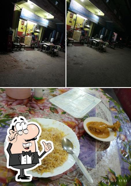 Check out the picture showing interior and food at Koyel Restaurant