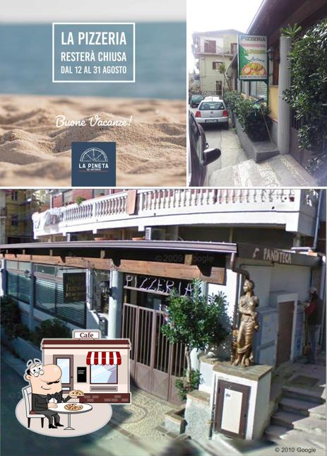 Gli esterni di Pizzeria "La Pineta" da Antonio