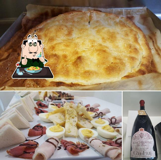 La cibo e alcol del ristorante