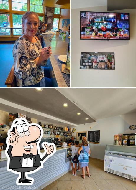 Gli interni di El Muerzo Bar & Cornetteria