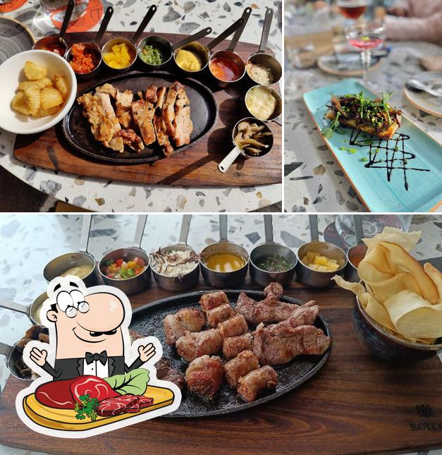 Get meat meals at Record Room