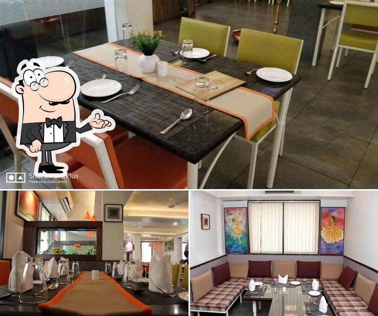 The interior of Cilantro Fine Dining