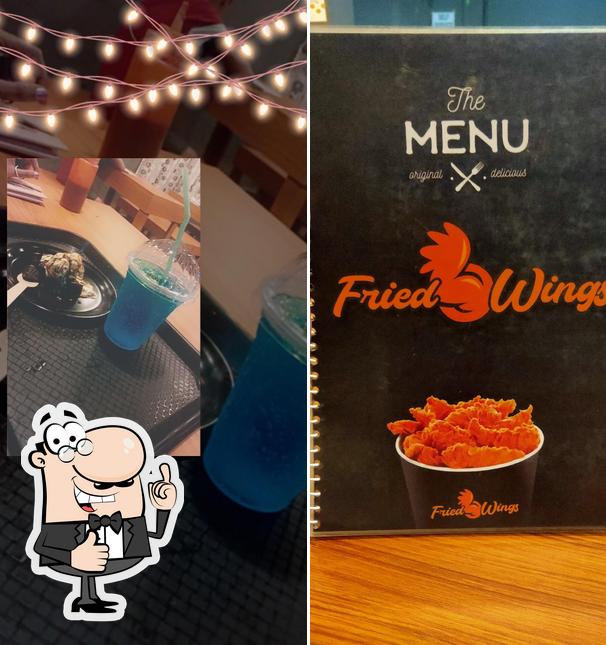 Look at the picture of FRIED WINGS