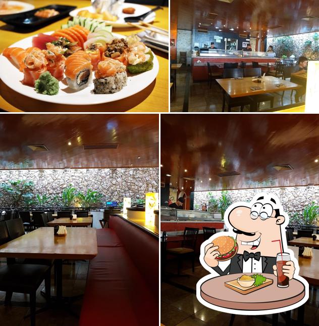 Peça um hambúrguer no Gaman Japanese Food