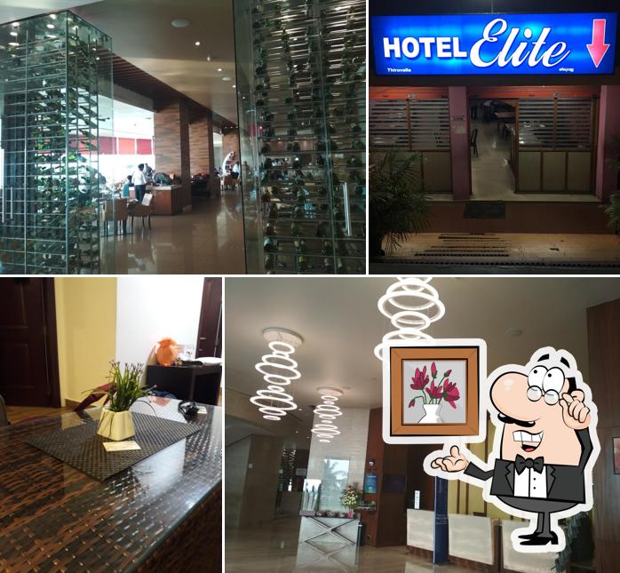 The interior of Hotel Elite