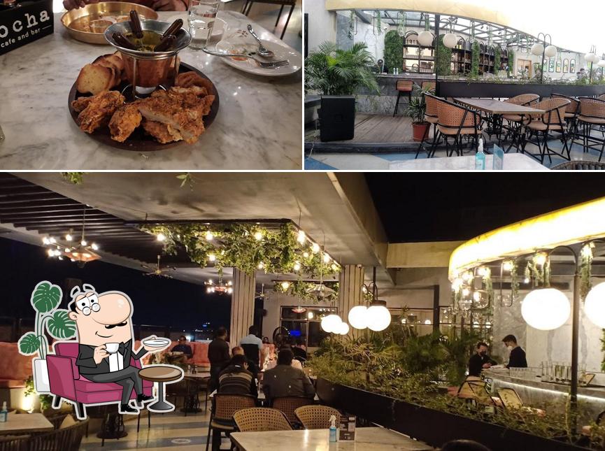 The interior of Mocha Cafe & Bar