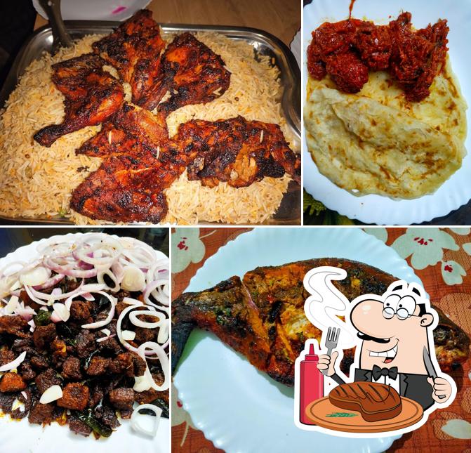 Get meat dishes at Ummis Kitchen