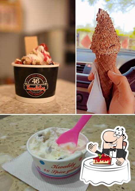 KWALITY 46 SPICE GALLERY provides a number of desserts