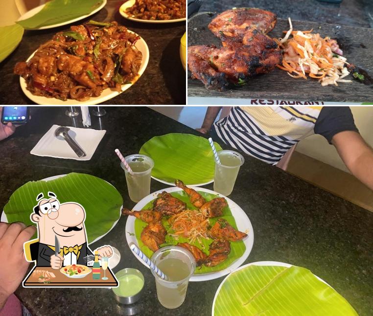 Food at The Garden Restaurant