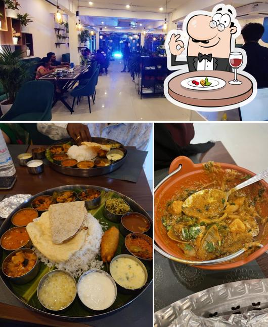 This is the image depicting food and interior at Venkata Subbayya gari Hotel Bust - Manikonda