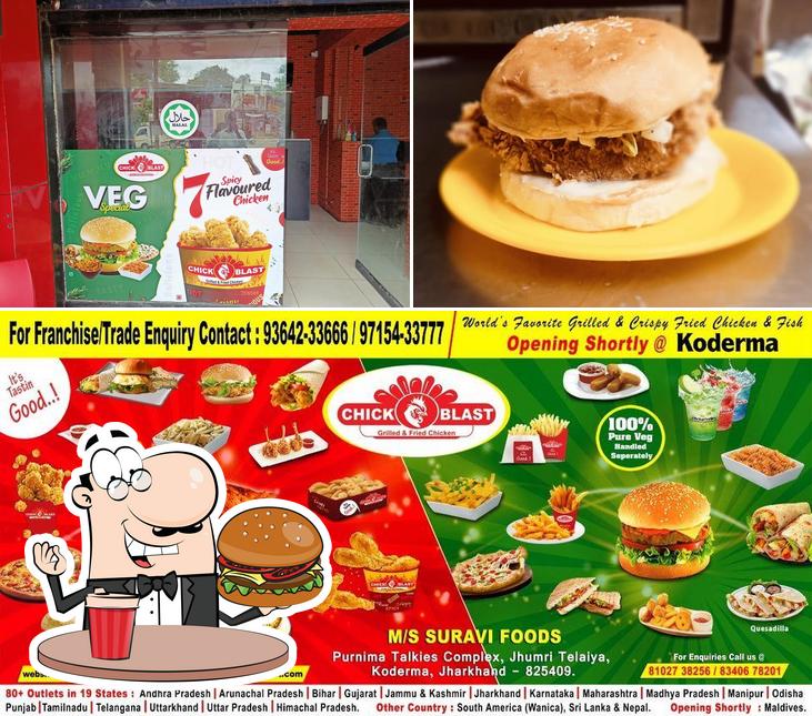 Chick Blast provides a variety of options for burger lovers