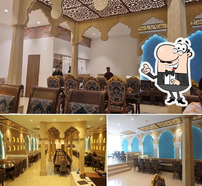 The interior of Delhi Highway Restaurant Nungambakkam