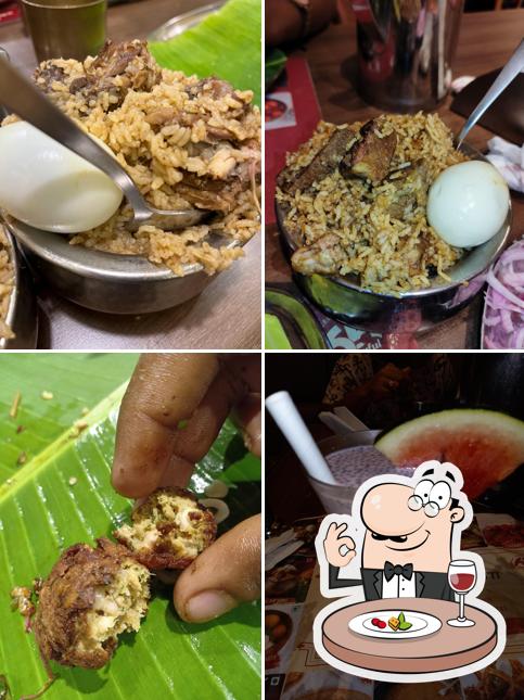 Food at Dindigul Thalappakatti Restaurant