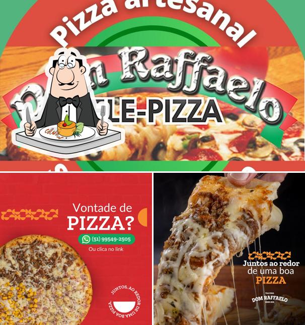 Platos en Dom Raffaelo Tele Pizza