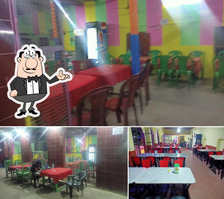 Take a seat at one of the tables at HIGHWAY DHABA