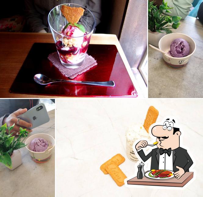 Food at Ice Age Creamery