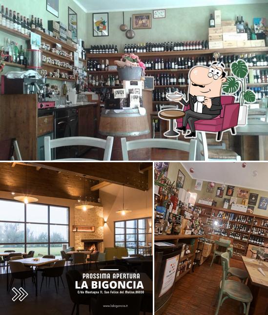Gli interni di La Bigoncia