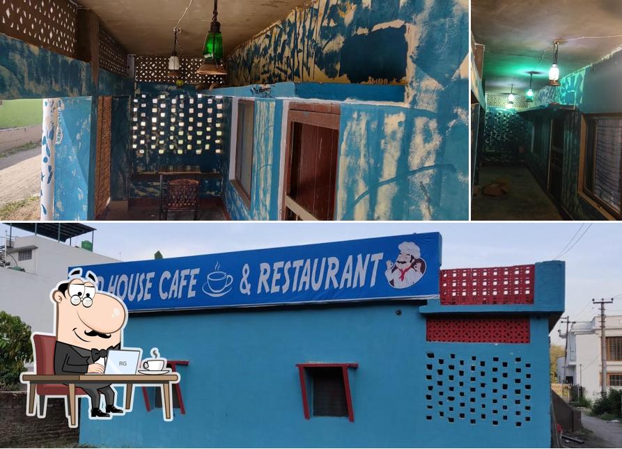 The interior of Old House Cafe