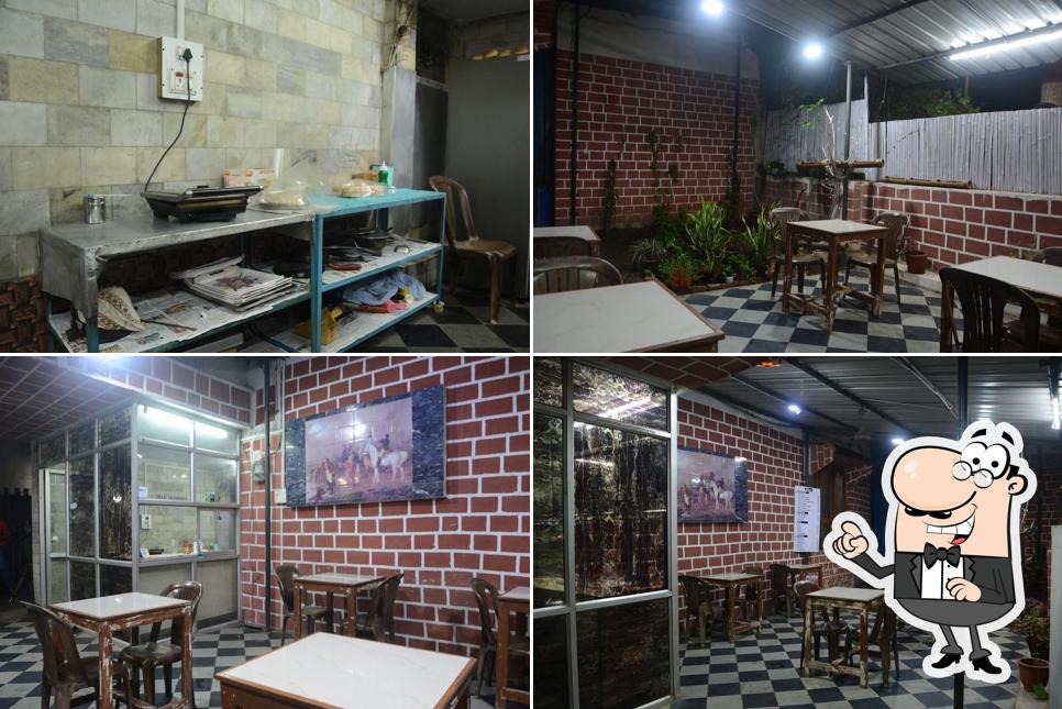 The interior of Burgers Fast Food, Aurangabad