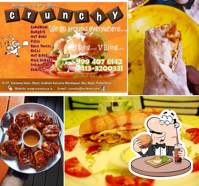 Crunchy - Delicious In Every Bite’s burgers will cater to satisfy a variety of tastes